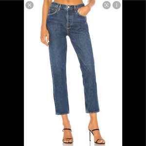 Agolde Riley High Rise Straight Crop -27, Wink